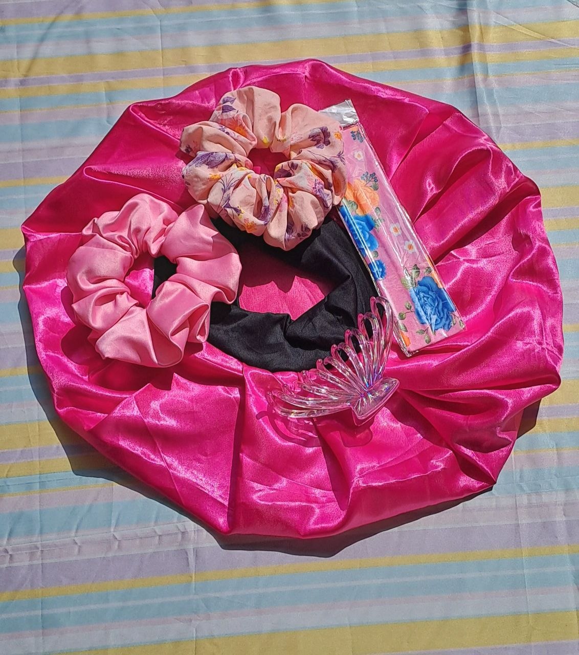 Hair Bonnet x Scrunchies Set