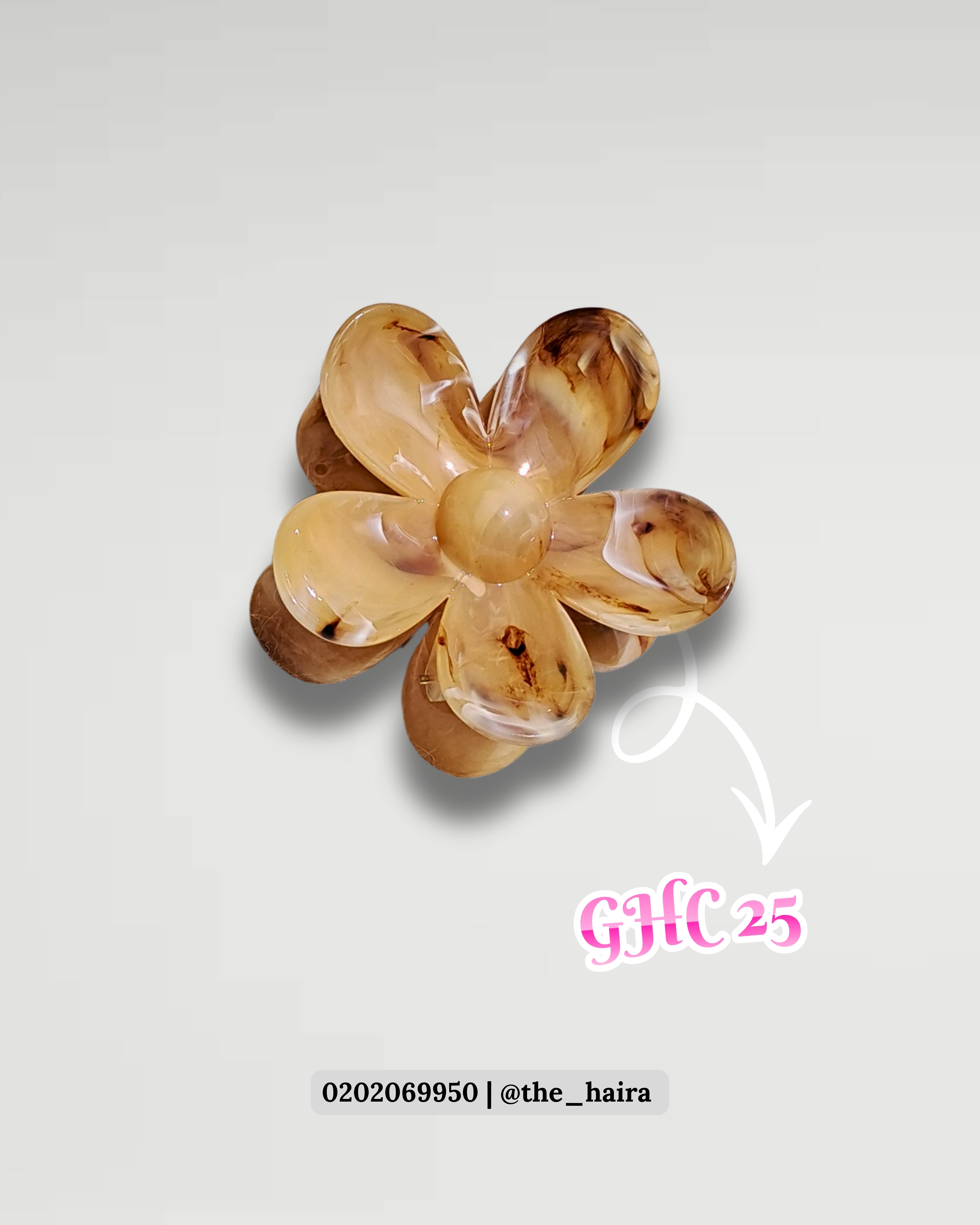 Flower Claw Clip