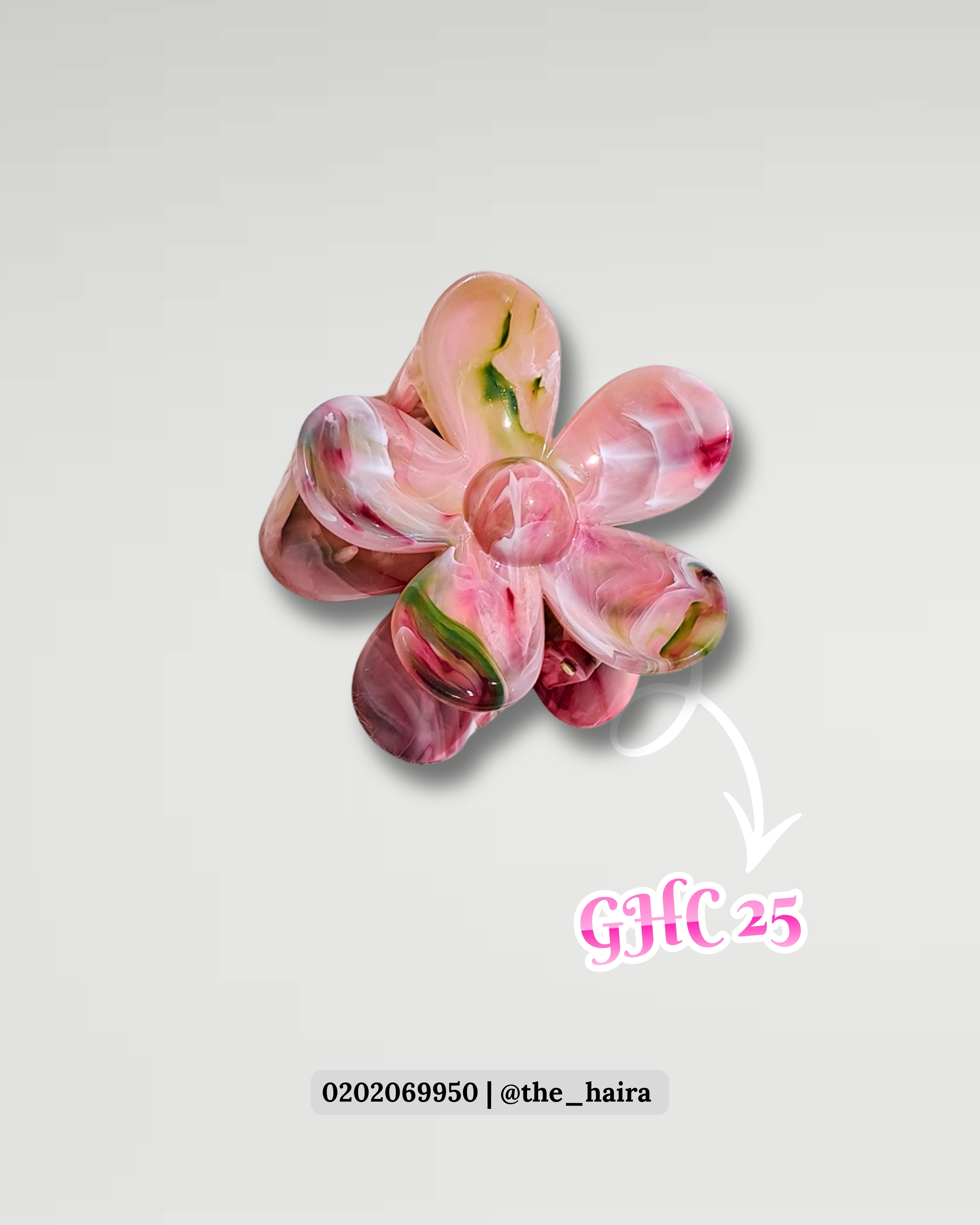 Flower Claw Clip